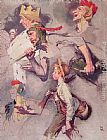 Norman Rockwell The Land of Enchantment painting